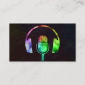 DJ Disk Jockey Electronic Visitekaartje (Voorkant)