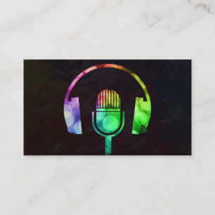 DJ Disk Jockey Electronic Visitekaartje