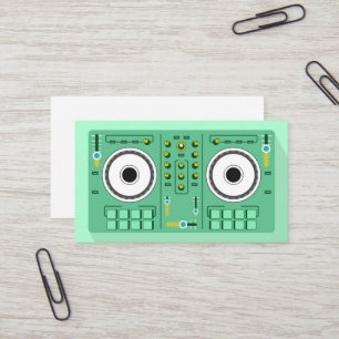 DJ Disk Jockey Electronic Visitekaartje