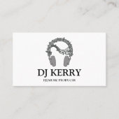 DJ Disk Jockey Electronic Visitekaartje (Voorkant)