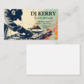 DJ Disk Jockey Electronic Visitekaartje (Voorkant / Achterkant)