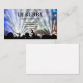 DJ Disk Jockey Electronic Visitekaartje (Voorkant / Achterkant)