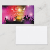 DJ Disk Jockey Electronic Visitekaartje (Voorkant / Achterkant)