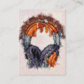 DJ Disk Jockey Electronic Visitekaartje (Voorkant)