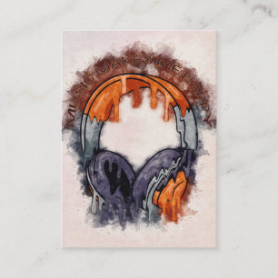 DJ Disk Jockey Electronic Visitekaartje