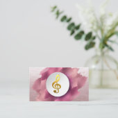 DJ Disk Jockey Electronic Visitekaartje (Staand voorkant)