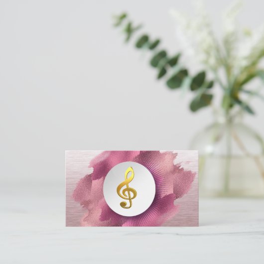 DJ Disk Jockey Electronic Visitekaartje (Staand voorkant)