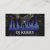 DJ Disk Jockey Electronic Visitekaartje (Voorkant)