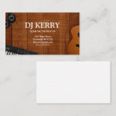 DJ Disk Jockey Electronic Visitekaartje (Voorkant / Achterkant)