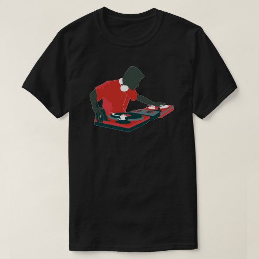 DJ Disk Jockey T-Shirt (Design voorkant)
