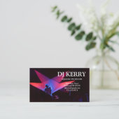 DJ Diskjockey Elektronisch Visitekaartje (Staand voorkant)