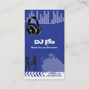 DJ - Djay muziekcoördinator Visitekaartje