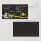 DJ - Djays muziekcoördinator Visitekaartje (Voorkant / Achterkant)