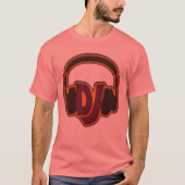 DJ draag hoofdtelefoon T-shirt (Voorkant)
