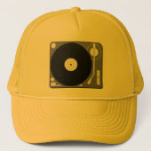 dj draaischijf trucker pet (Voorkant)