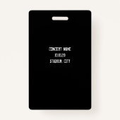 DJ draaitafel Badge (Achterkant)