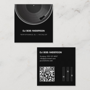 DJ-draaitafel Contactkaartje