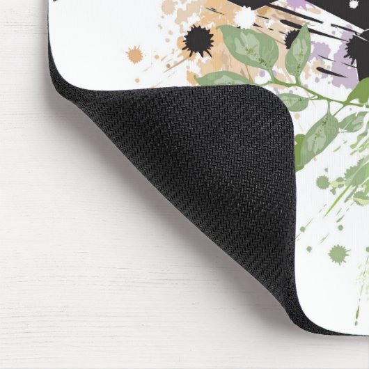 DJ draaitafel Mousepad Muismat (Hoek)