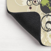 DJ draaitafel Mousepad Muismat (Hoek)