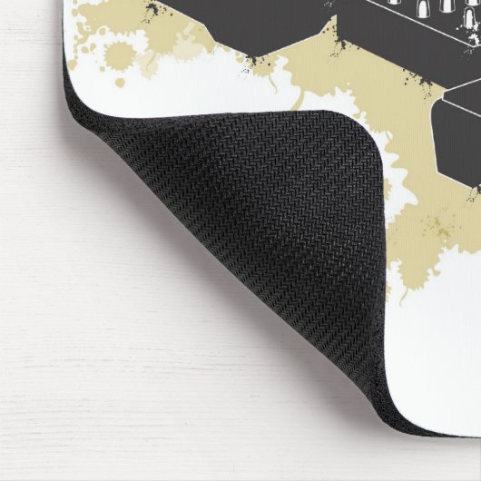 DJ draaitafel Mousepad Muismat (Hoek)