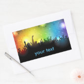 DJ draaitafel party Sticker (Envelop)