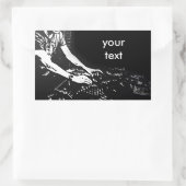 DJ draaitafel Sticker (Tas)