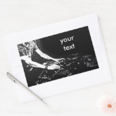 DJ draaitafel Sticker (Envelop)