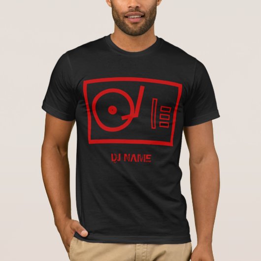 DJ draaitafel T-Shirt (Voorkant)
