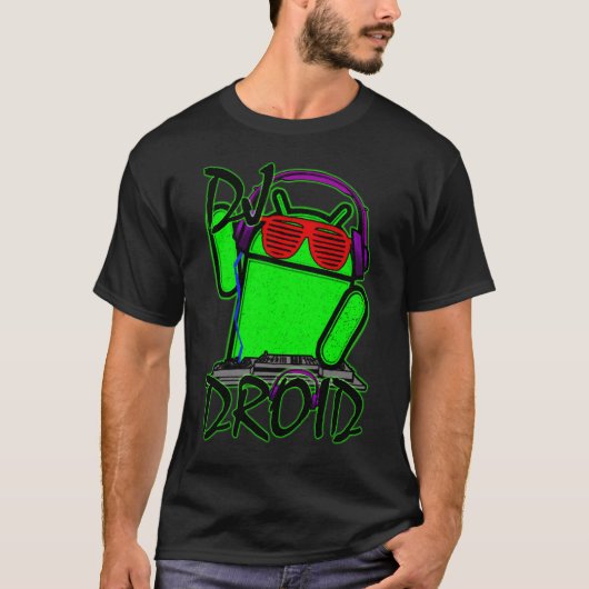 DJ Droid T-shirt (Voorkant)