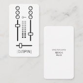 DJ Employment Kaart Visitekaartje (Voorkant / Achterkant)