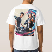 Dj en gitaarkleur shirt (Achterkant)