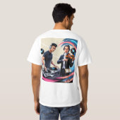 Dj en gitaarkleur shirt (Achterkant volledig)