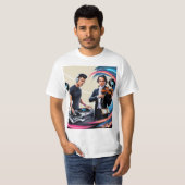 Dj en gitaarkleur shirt (Voorkant volledig)