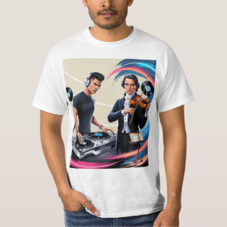 Dj en gitaarkleur shirt