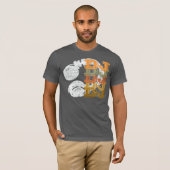 DJ en hoofdtelefoon T-shirt (Voorkant volledig)