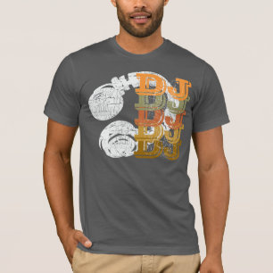 DJ en hoofdtelefoon T-shirt