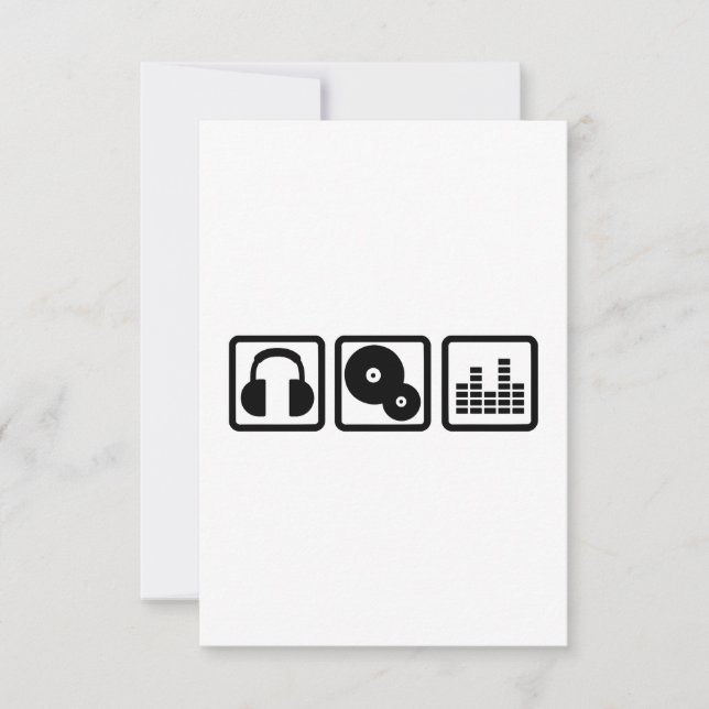 DJ Equalizer hoofdtelefoon vinyl (Voorkant)