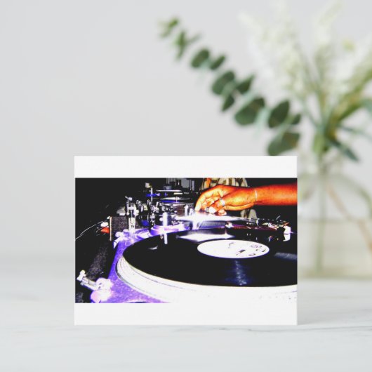 DJ Equipment Briefkaart (Staand voorkant)