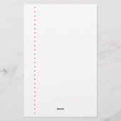DJ Event Planner Stationery Briefpapier (Achterkant)