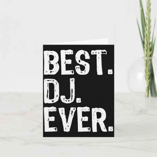 Dj Ever Funny Gift Christmas  Kaart (Voorkant)