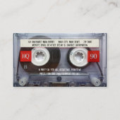 DJ Extraordinaire Cassettebandje Visitekaartje (Achterkant)