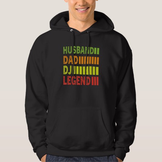 DJ Father s Day Husband Dad Dj Legend Music Dj Hoodie (Voorkant)