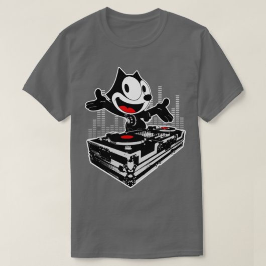 DJ FELIX KITTEN SCRATCHIN T-SHIRT (Design voorkant)