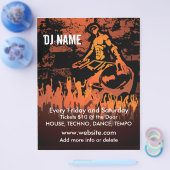 DJ Fiery Concert Music Flyer (Enkel)