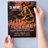 DJ Fiery Concert Music Flyer (Hand)