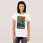DJ Firaun in actie - Classic Pop Art T-shirt (Voorkant volledig)