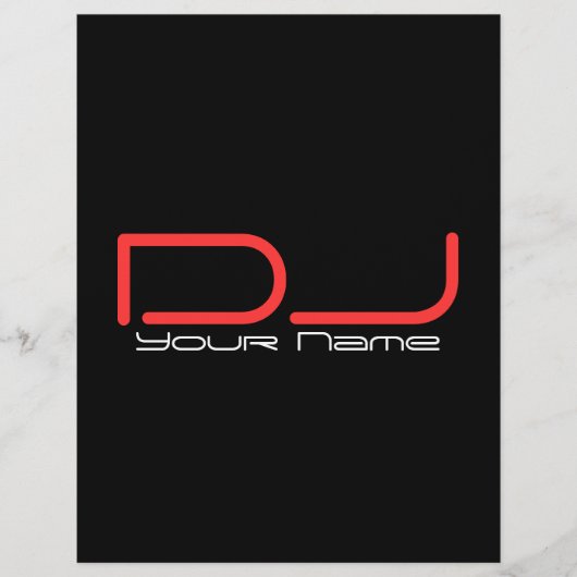 DJ Flyer (Voorkant)