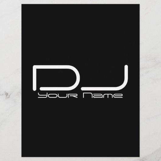 DJ Flyer (Voorkant)