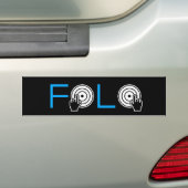 DJ FoLo Bumpersticker (Op auto)