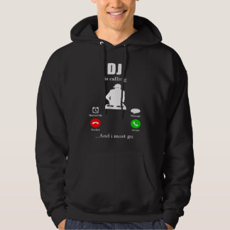 DJ  for Disc Jockey Synthesizer Electro Club Beats Hoodie